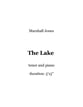 The Lake Vocal Solo & Collections sheet music cover